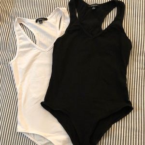 NWOT V Neck Bodysuit Bundle